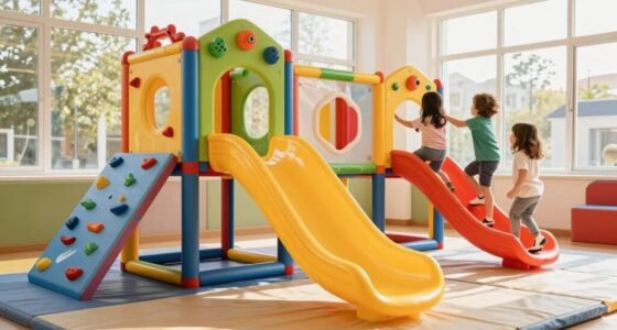 features of indoor playsets