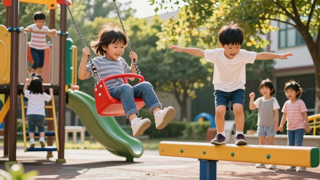 gross motor play enhances learning