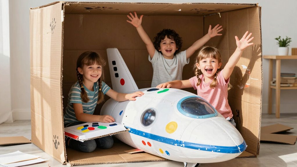 imaginative cardboard box creations