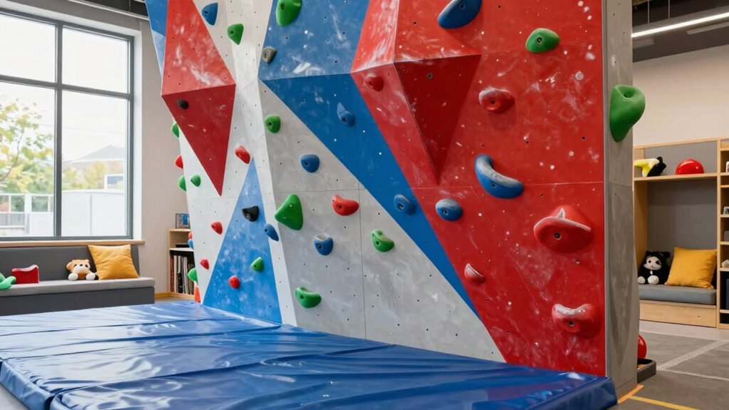 indoor climbing wall sets