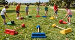 kids croquet set options