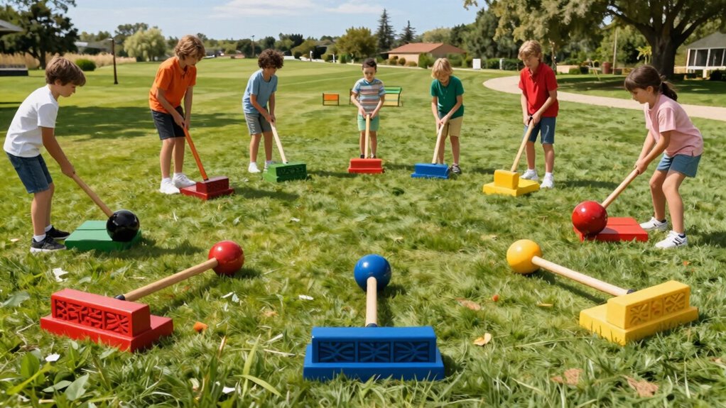 kids croquet set options