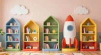 kids playroom bookshelf options