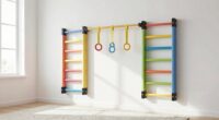 maximize space with wall mounted gyms