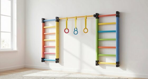 maximize space with wall mounted gyms
