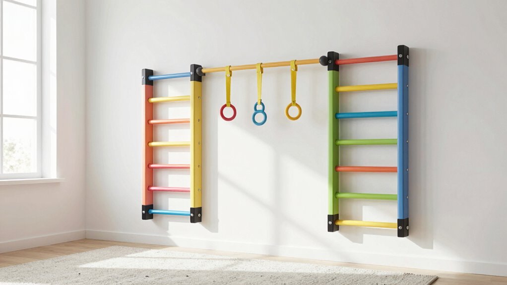 maximize space with wall mounted gyms