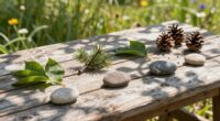 natural material play invitations