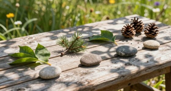 natural material play invitations