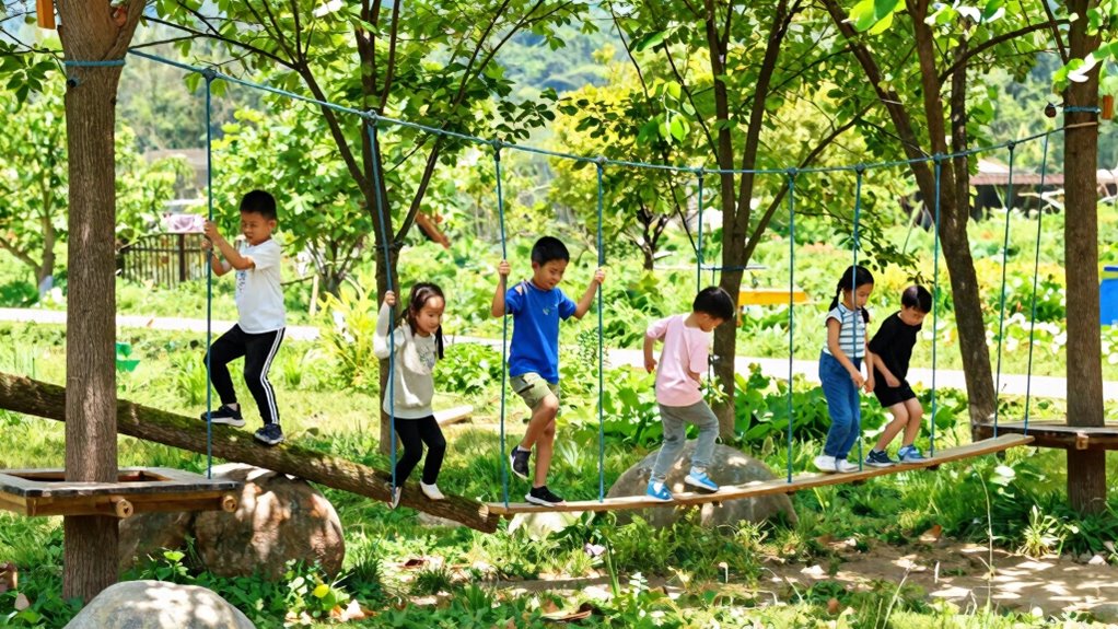nature inspired eco obstacle courses
