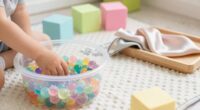 non sticky sensory play options