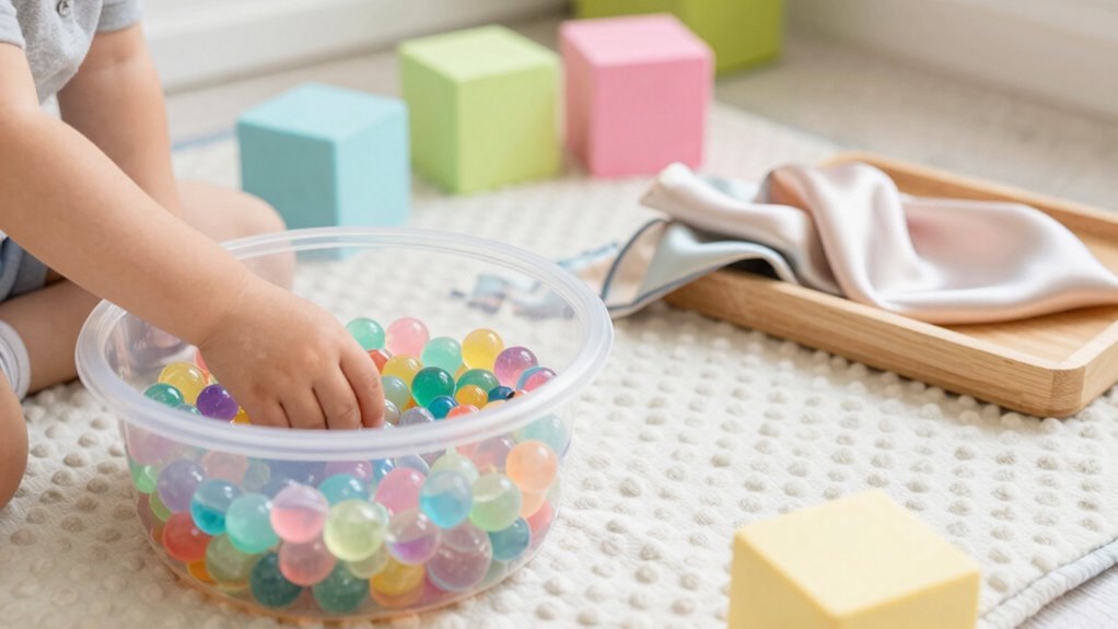 non sticky sensory play options