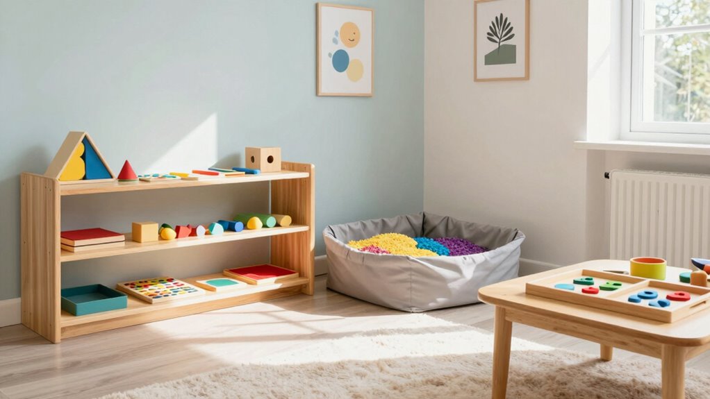 organized sensory rich learning environment