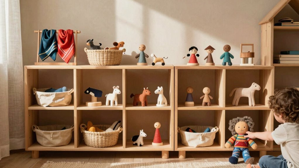 organized waldorf toy rotation