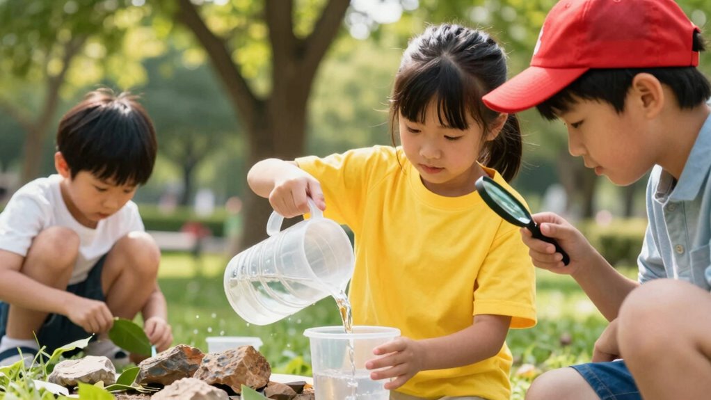 outdoor science play activities