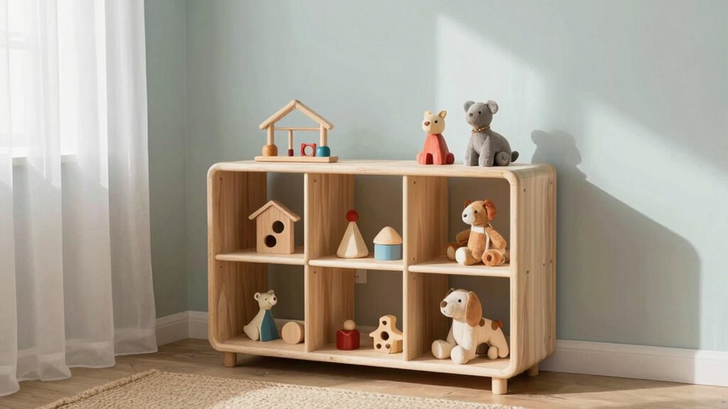 peaceful waldorf toy storage