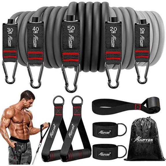 resistance bands with handles