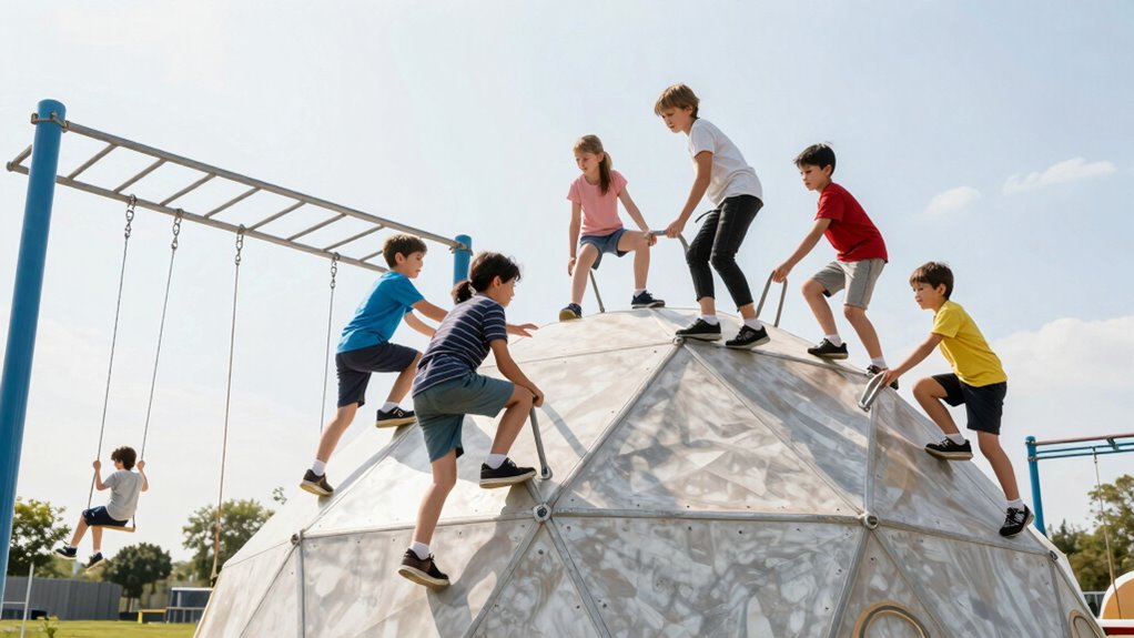 safe challenging durable playground equipment