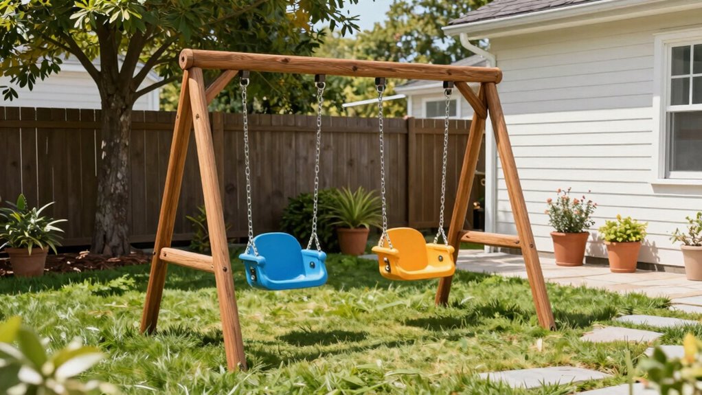 safe durable small yard swing