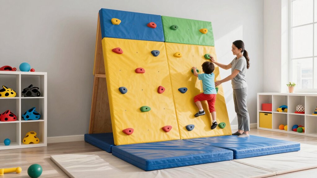 safe sensory climbing environment