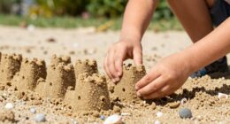 sand play fosters creativity