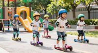 scooters enhance preschool coordination