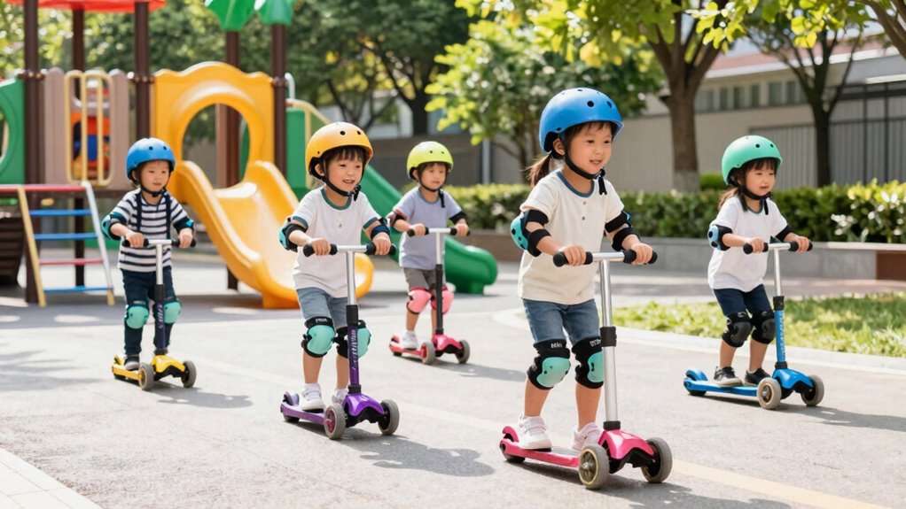 scooters enhance preschool coordination