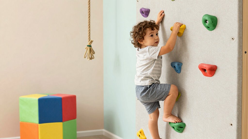 sensory development through climbing