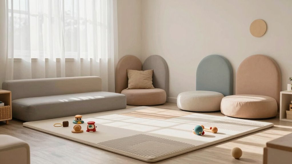 sensory friendly clutter free play space