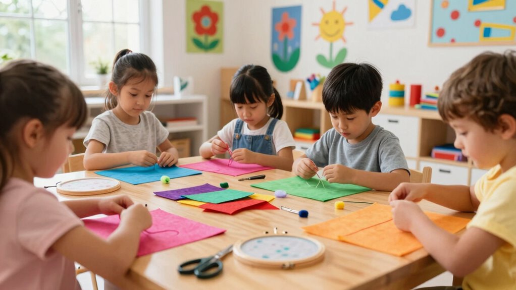 sensory play enhances fine motor