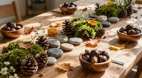 simple waldorf nature tables