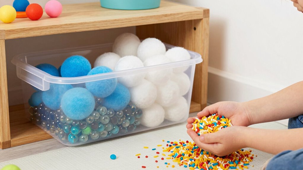 tidy sensory play strategies