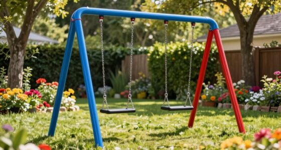top backyard metal swings