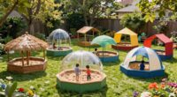 top backyard sandbox covers
