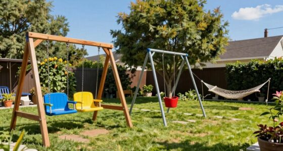 top backyard swing sets