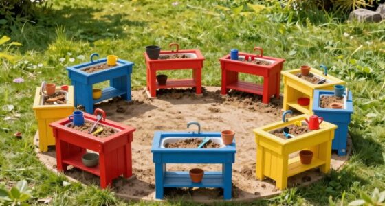 top double basin mud kitchens