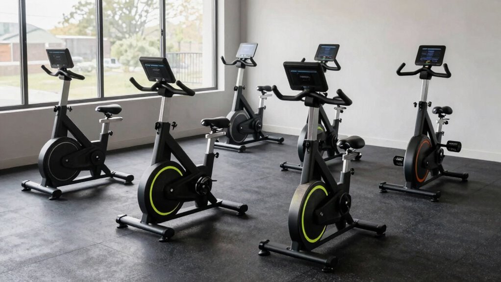 top low step exercise bikes