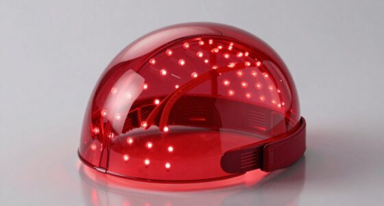 top red light hair caps