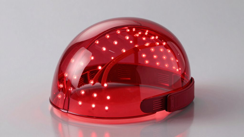 top red light hair caps
