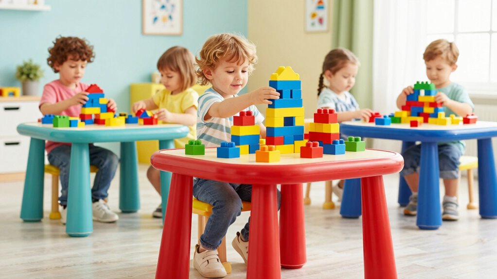 top toddler building block tables