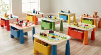 top train table storage