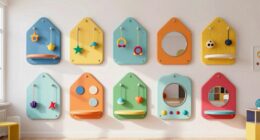 top wall mounted play gyms