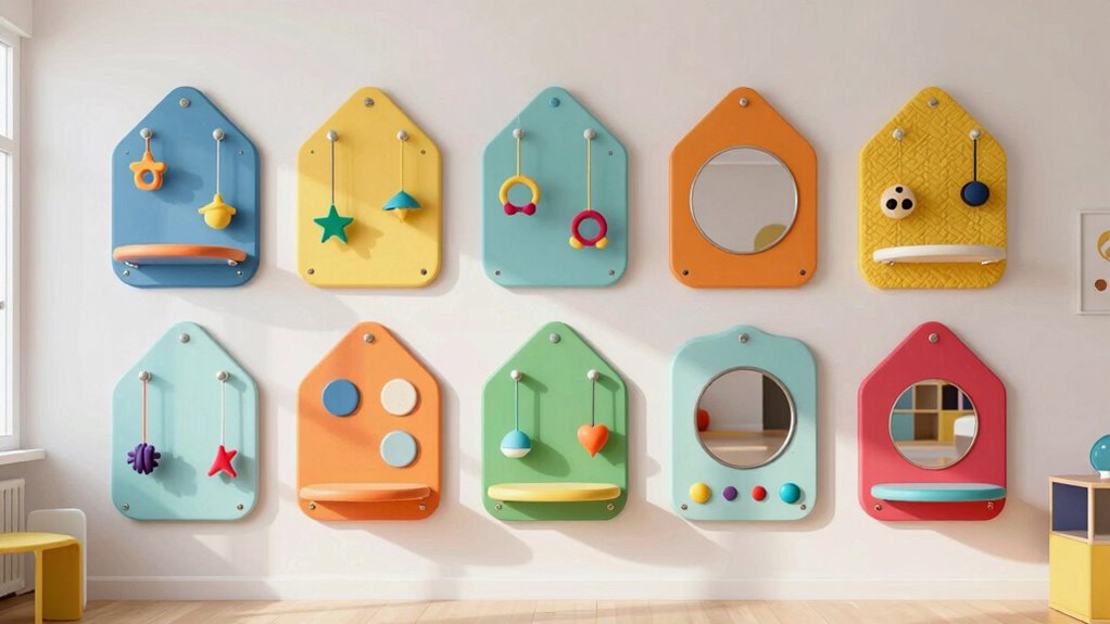top wall mounted play gyms