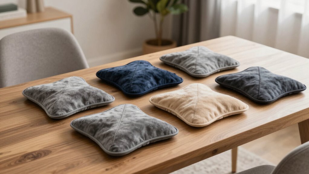 top weighted heating pads
