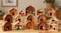 top wooden animal barns