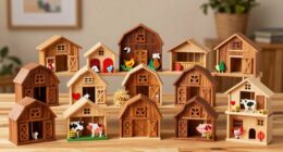top wooden animal barns