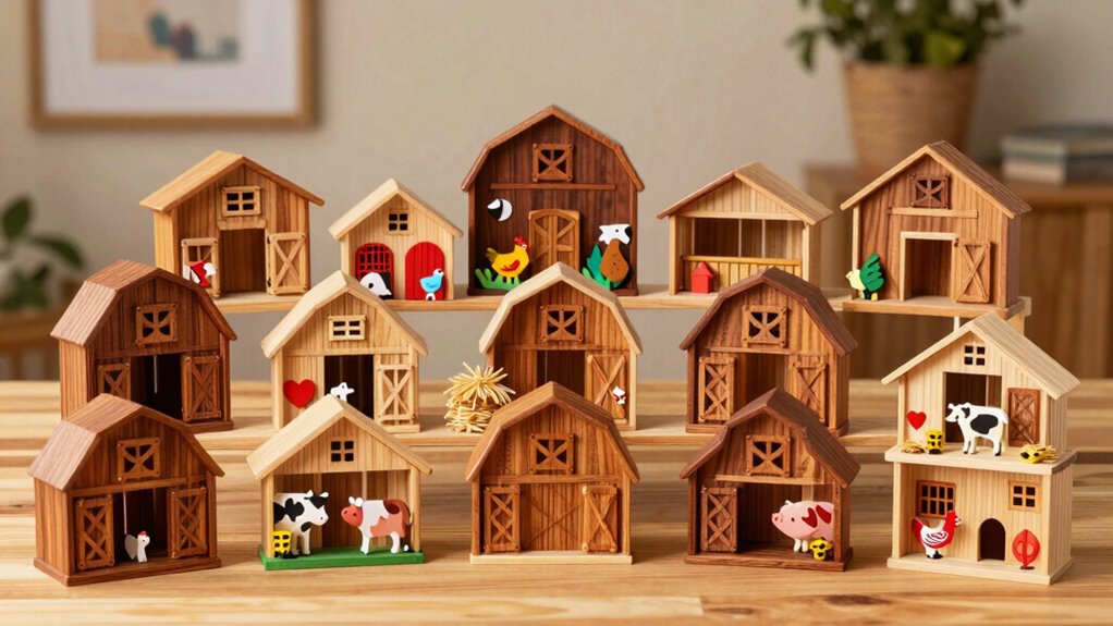 top wooden animal barns