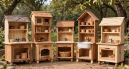 top wooden mud kitchens