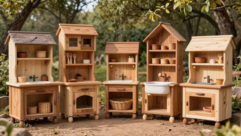 top wooden mud kitchens