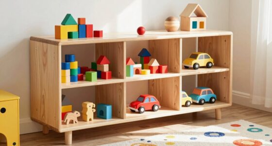 top wooden playroom organizers
