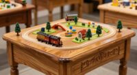 top wooden train tables
